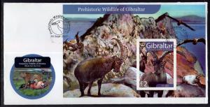 Gibraltar 1103 Ibex Souvenir Sheet U/A FDC