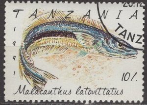 Tanzania 1992: Sc. # 816; Used CTO Single Stamp