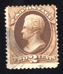 US Scott 157 Used Brown 1873 Lot T543 bhmstamps