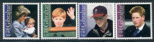 Gibraltar MNH 913-6 Prince Harry's 18th Birthday