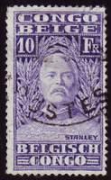 Belgian Congo SG#158 Used - 1928 10f.  - Personalities