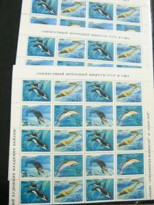 Worldwide Stamps Mint Sheet Collection with New Zealand