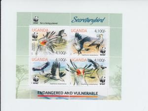 2012 Uganda WWF Secretary Bird MS4 + SS (Scott 2021e, 2022)