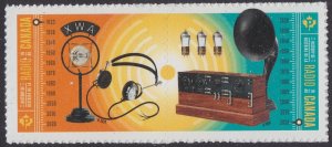 Canada 3244-3245 3245a History of Radio P pair MNH 2020