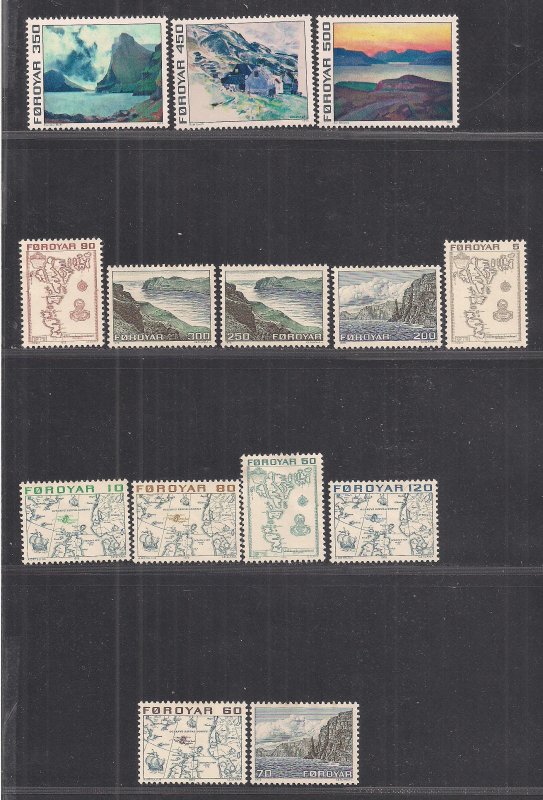 FAROE ISLANDS SC# 7-17   FVF/MOG   1975