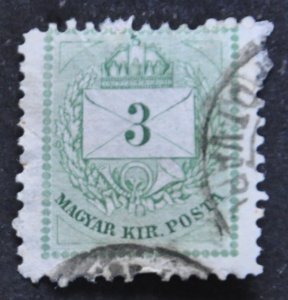 DYNAMITE Stamps: Hungary Scott #14b – USED