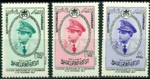 Morocco Northern Zone Scott #23-25 MNH King Mohammed V CV$3+