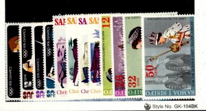 Samoa (Western Samoa) #438-49  Single (Complete Set)