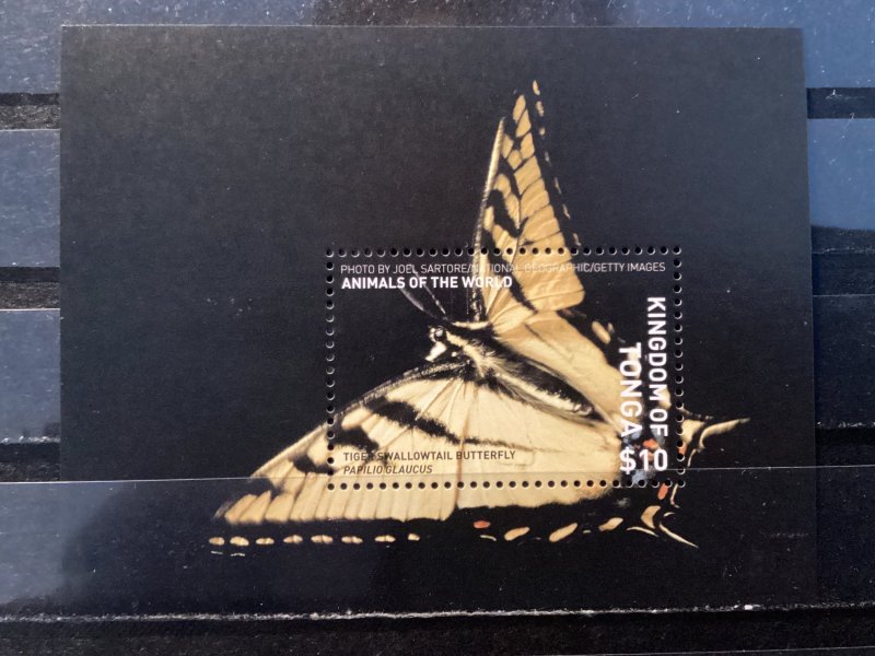 Tonga - Postfris/MNH - Sheet Butterflies 2018