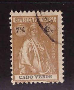 Cape Verde Scott 183C  Used Ceres stamp