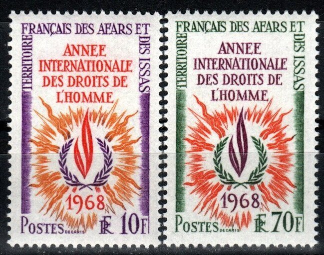 Afars And Issas #322-3 MNH CV $6.75   (X811)