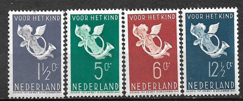 COLLECTION LOT #754 NETHERLANDS  # B90-3 MNH 1936 CV=$45