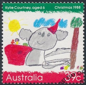 Australia 1988 39c Christmas - Koala as Father Christmas SG1166 Fine Used