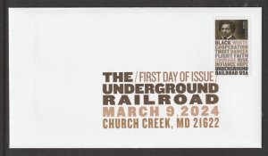 US 5841 The Underground Railroad Frederick Douglass DCP FDC 2024