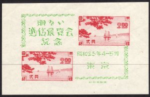 1948 Japan Souvenir sheet S/S MNGAI Sc# 409 CV $16.00