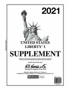 H E Harris Liberty 1 2021 Stamp Album Supplement US  Sealed New