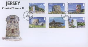 Jersey 1621-6 FDC cover cstle tower (2110 117)