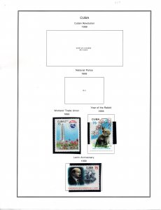 MNH STAMPS FROM  CUBA    (387)