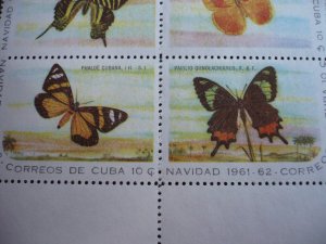 Stamps - Cuba - Scott#696-699 - MNH Block of 4 Se-Tenant