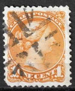 Canada Small Queen #35a Orange,  VF