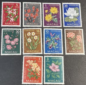 MACAU # 372-381-MINT NEVER/HINGED---COMPLETE SET---1953