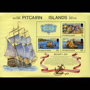 PITCAIRN 1978 - Scott# 176a S/S Bounty NH