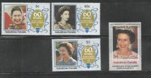 TUVALU NUKUFETAU - 1986 - Queen Elizabeth II - Perf Souv Sheet-Mint Never Hinged