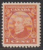 1927 Canada - Sc 141 - MNH F - 1 single - Sir John A Macdonald