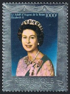 Togo 947A,947B sheet,MNH.Michel 1204,1205 Bl.110A. Queen Elizabeth QE II,1977.