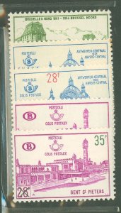 Belgium #Q373/381-4 Unused Single (Complete Set)