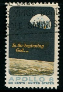 1371 US 6c Apollo 8, used