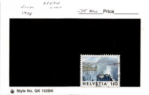 Switzerland, Postage Stamp, #1024 Used, 1998 Views (AB)