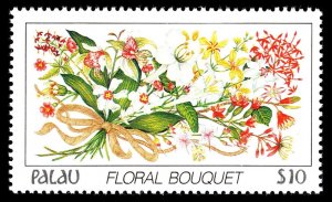 1987 Palau Sc# 142 - $10 Floral Bouquet  MNH stamp Cv$17