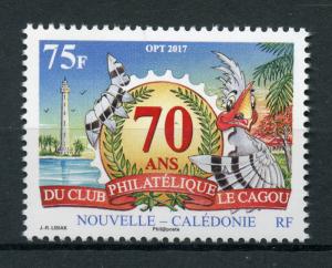 New Caledonia 2017 MNH Cagou Philatelic Club 70 Years 1v Set Birds Stamps