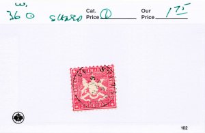 WURTtEMBERG  36  USED  -1-  SIGNED