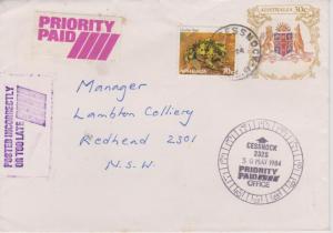 Australia 1984 Priority Mail Cover