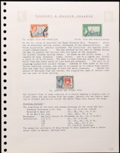 GILBERT & ELLICE ISLANDS 1937-55 KGVI Used Collection. SG cat £115.