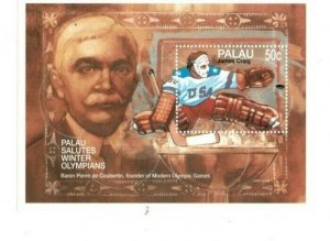 Palau 1994 - Olympic Metal Winner Stamp - Souvenir Sheet - MNH (#329)