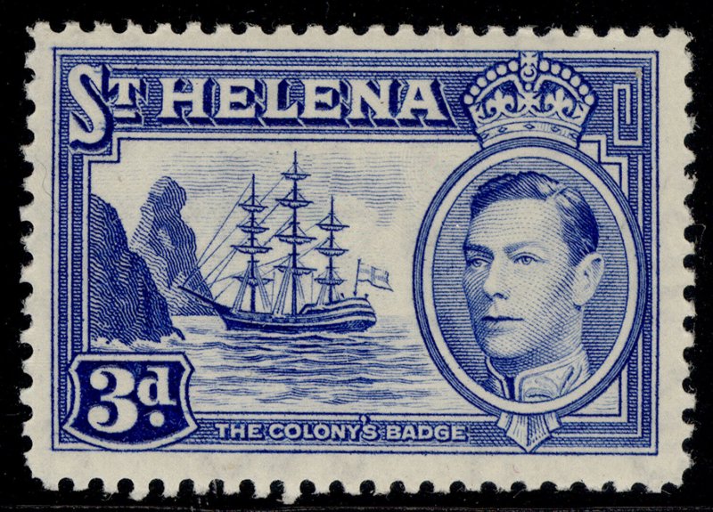 ST. HELENA GVI SG135, 3d ultramarine, LH MINT. Cat £80.