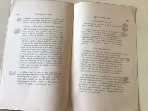 Isle of Man Education act amendment 1899  8 page original A6267