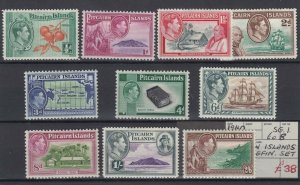 Pitcairn Islands KGVI 1940 Set To 2s 6d SG1/8 MH JK5612