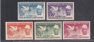 GUINEA SC# 170-4  FVF/MOG 1959