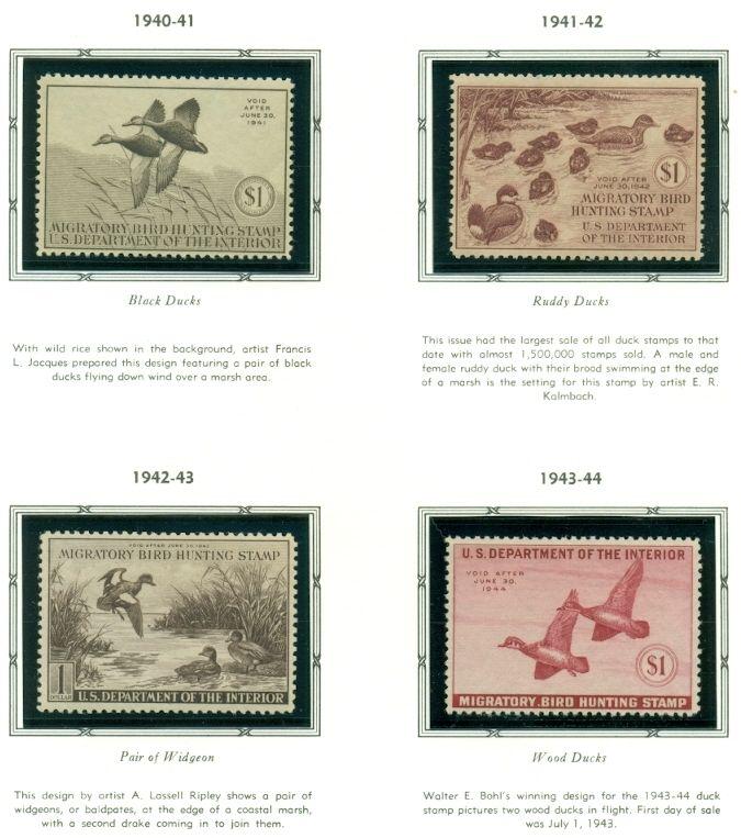 US DUCK STAMP COLLECTION - #RW1-73, Complete to 2006, NH in album Scott $5,779