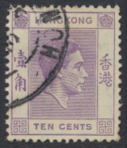 Hong Kong  SG 145  SC# 158 *  Bright violet  Used see details & scans