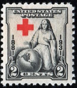 SC#702 2¢ Red Cross Issue (1931) MNH