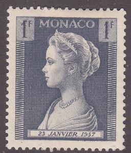 Monaco 391 Hinged 1957 Princess Grace Kelly