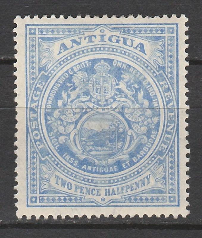 ANTIGUA 1908 ARMS 21/2D WMK MULTI CROWN CA