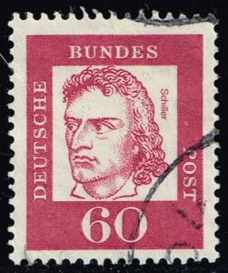 Germany #834 Friedrich von Schiller; Used (0.25)