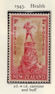 New Zealand 1945 Early Issue Fine Mint Hinged 2d. NW-156918