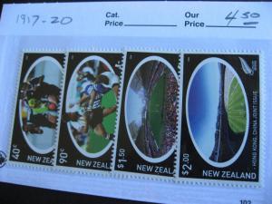 NEW ZEALAND Rugby sevens set Sc 1917-20 MNH